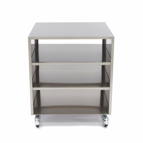 Stainless Steel Machine Table - 60 x 60cm - 120kg Load Capacity - on Wheels