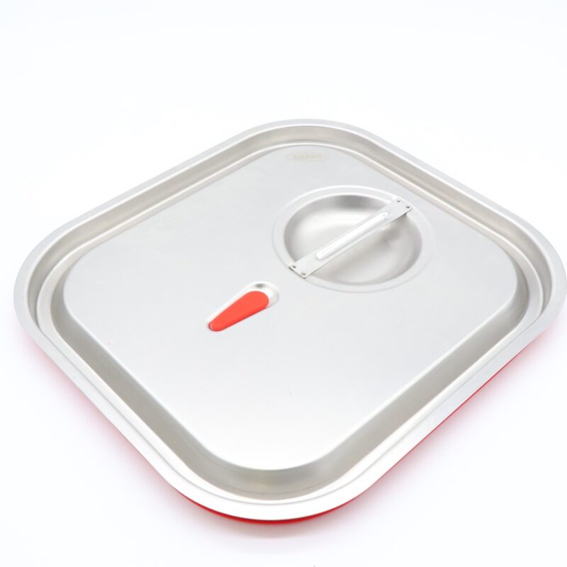 Gastronorm Lid - 2/3 GN - Stainless Steel - Airtight Seal