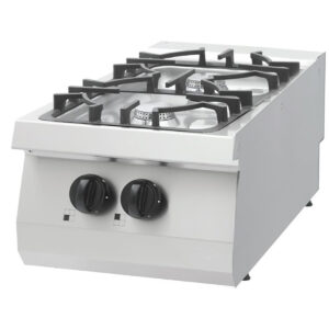 Heavy Duty Cooker - 2 Burners - Single Unit - 70cm Deep - Electric