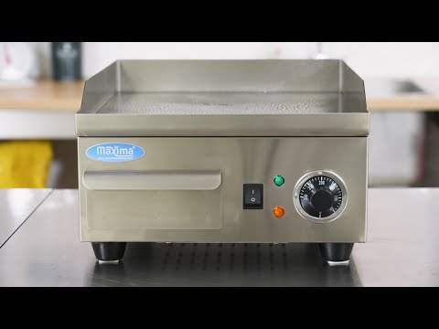 Griddle - Smooth Chrome - 36cm - incl Drip Tray
