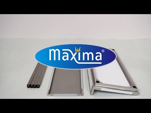 Nerūdijančio plieno stalas su nugarėle - 60 x 60 cm - reguliuojamo aukščio