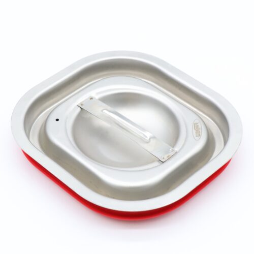 Gastronorm Lid - 1/6 GN - Stainless Steel - Airtight Seal