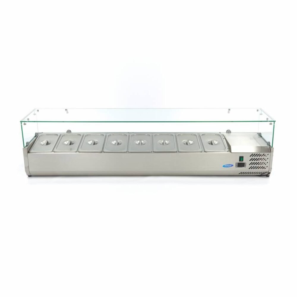 maxima-01-61656e66b0677 180 cm stalviršio šaldytuvas - tinka 8 x 1/3 GN