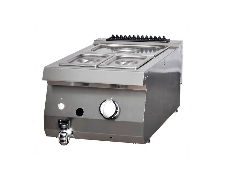 Heavy Duty Bain Marie - Single Unit - 70cm Deep - Gas