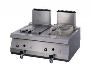 Heavy Duty Bratt Pan - 50L - Double Unit - 70cm Deep - Gas