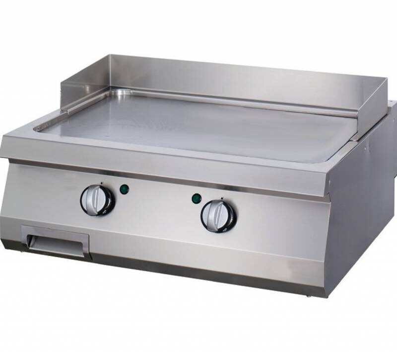 Heavy Duty Griddle - Smooth Chrome - Double Unit - 70cm Deep - Gas