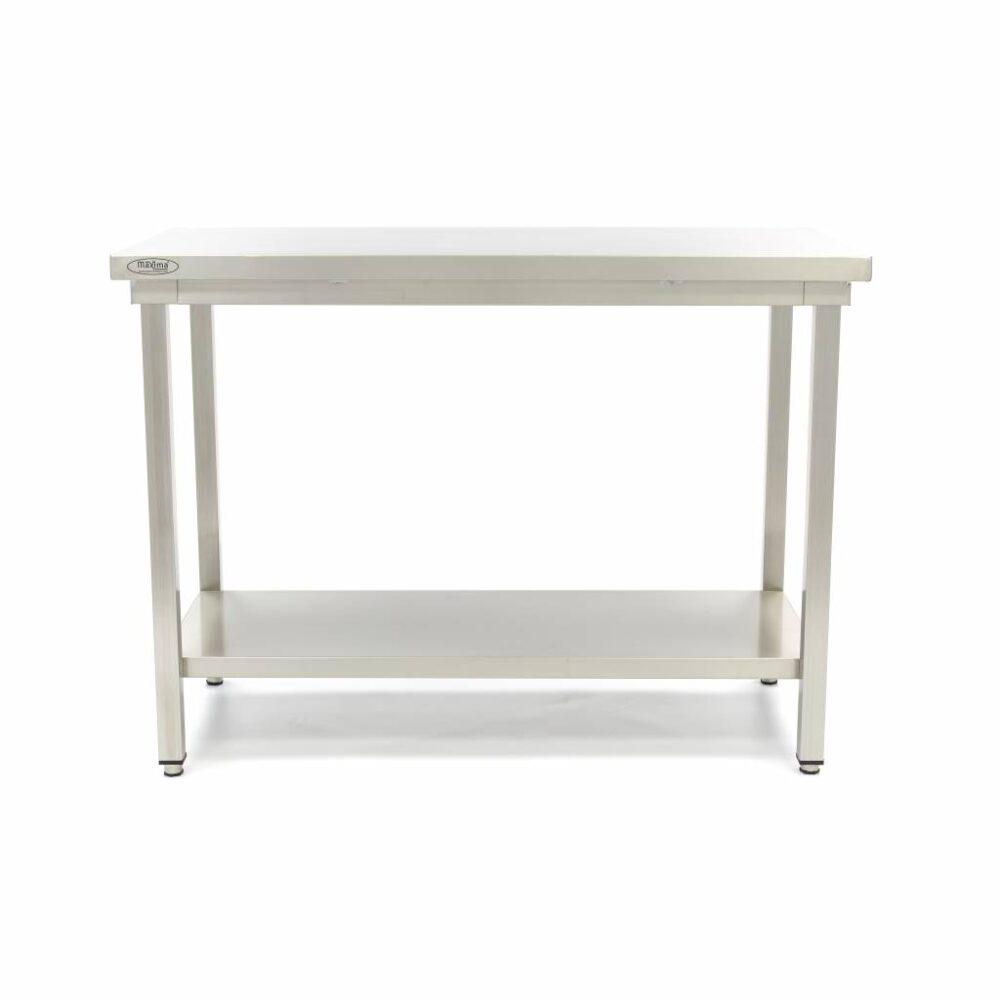 Stainless Steel Table - 100 x 70cm - Adjustable Height