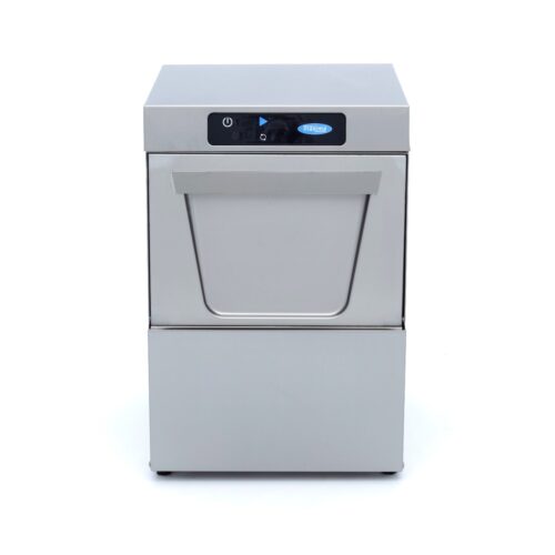 Glass Washer - 35 x 35cm - with Rinse Aid Pump - Digital Display - 230V