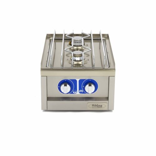 Commercial Grade Cooker - 2 Burners - Single Unit - 60cm Deep - Gas