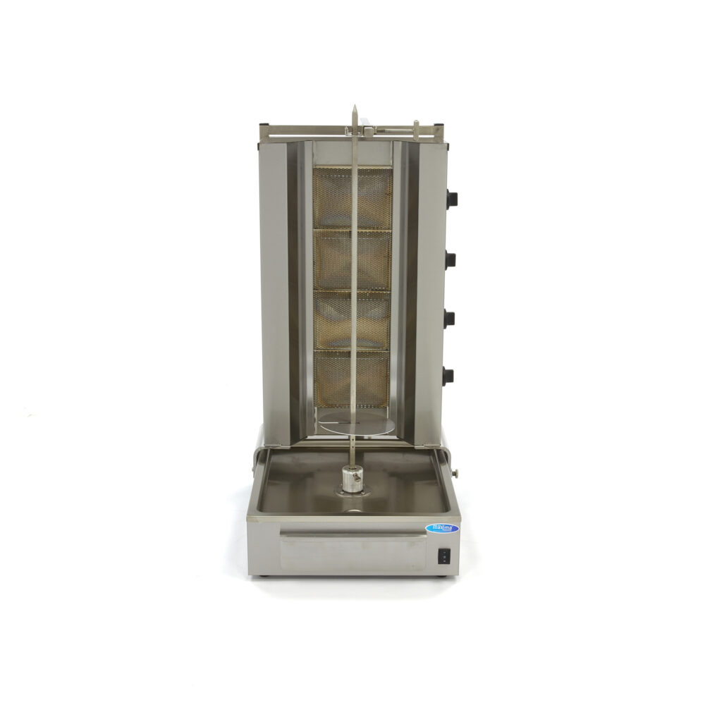 Kebab Grill - 4 Burners - 70kg Meat - Gas