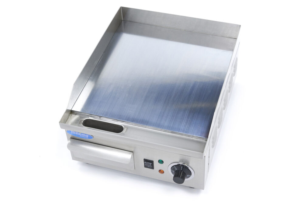 Griddle - Smooth Chrome - 36cm - incl Drip Tray