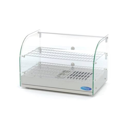 Šildoma maisto produktų vitrina 55 cm - 2 lentynos - 45 l