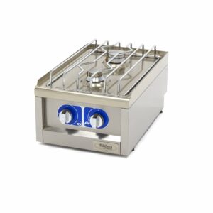 Commercial Grade Stove - 4 Burners - Electric - Double Unit - 60cm Deep - with Oven