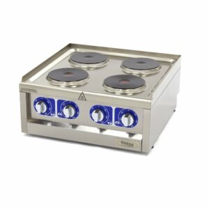 Commercial Grade Stove - 4 Burners - Electric - Double Unit - 60cm Deep - with Oven