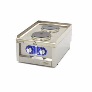 Commercial Grade Stove - 4 Burners - Electric - Double Unit - 60cm Deep - with Oven