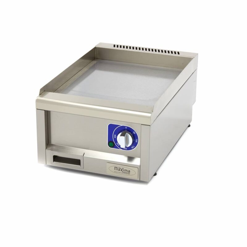 Commercial Grade Griddle - Smooth - Single Unit - 60cm Deep - Electric