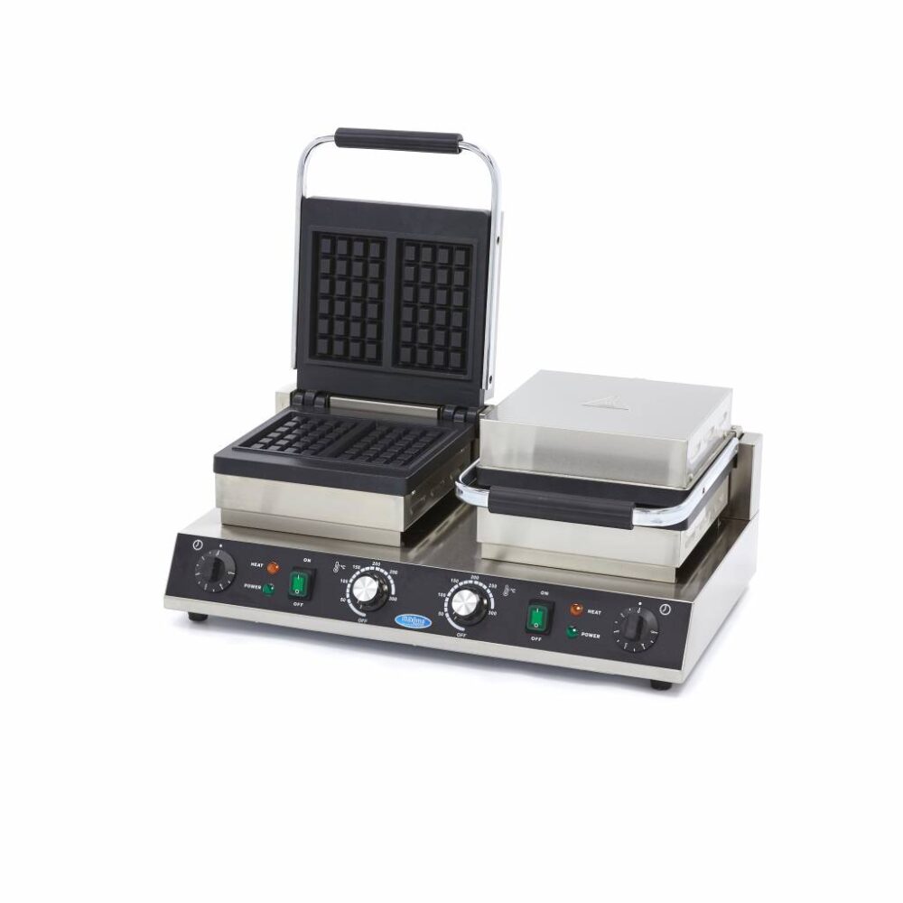 Waffle Maker - 4 Pieces - Belgian - Double