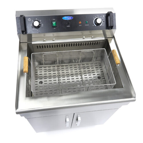 Deep Fryer - 35L - 1 Basket - with Drain Tap - 400V