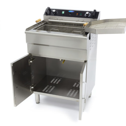 Deep Fryer - 35L - 1 Basket - with Drain Tap - 400V