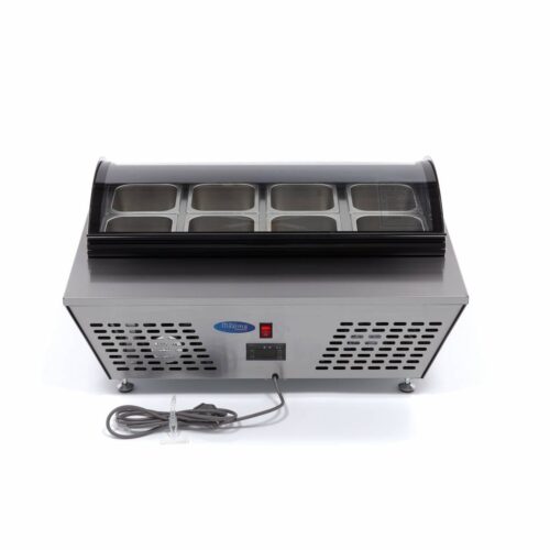 Saladette - 67L - incl 8 x 1/6 GN - Tabletop