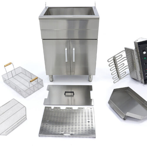 Deep Fryer - 35L - 1 Basket - with Drain Tap - 400V