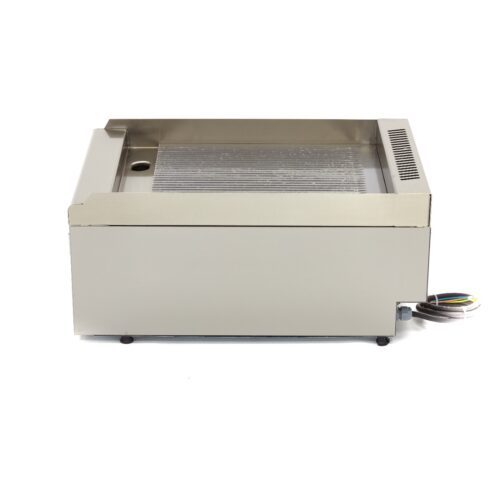 Commercial Grade Griddle - Grooved - Single Unit - 60cm Deep - Electric