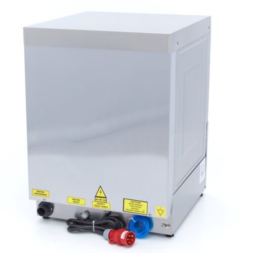Undercounter Dishwasher - 50 x 50cm - with Rinse Aid Pump - Digital Display - 400V
