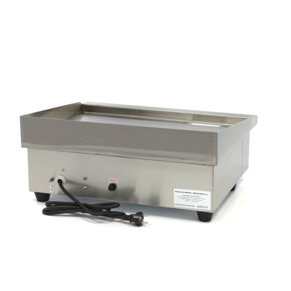 Griddle - Smooth - 55cm - incl Drip tray