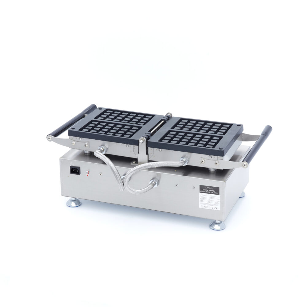 Waffle Maker - 2 Pieces - Rotatable - Digital