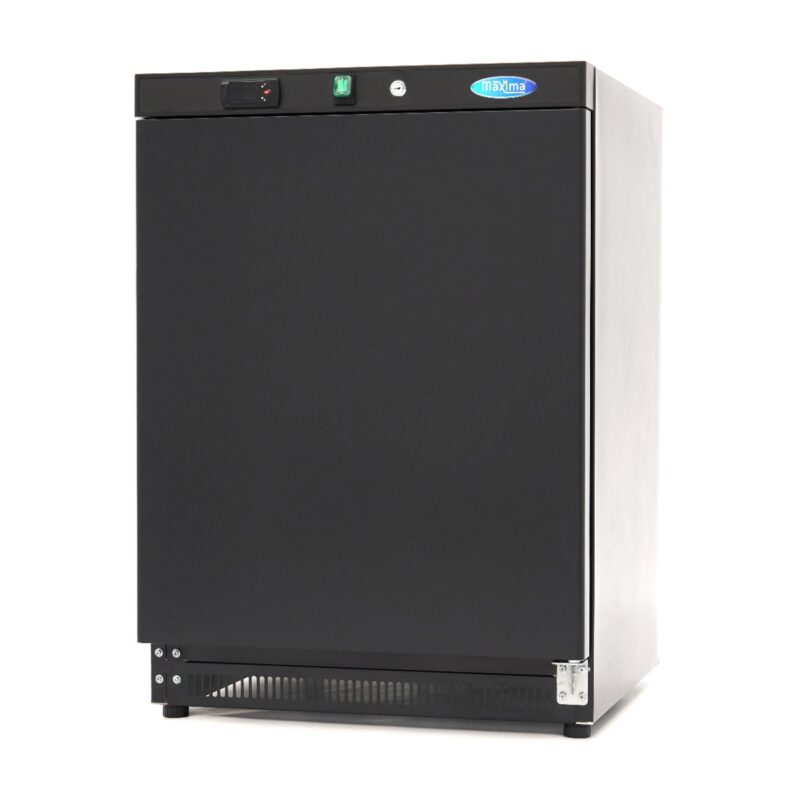Fridge - 200L - 3 Adjustable Shelves - Black