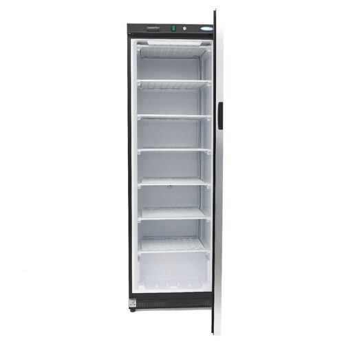 Freezer - 400L - Black - with Glass Door