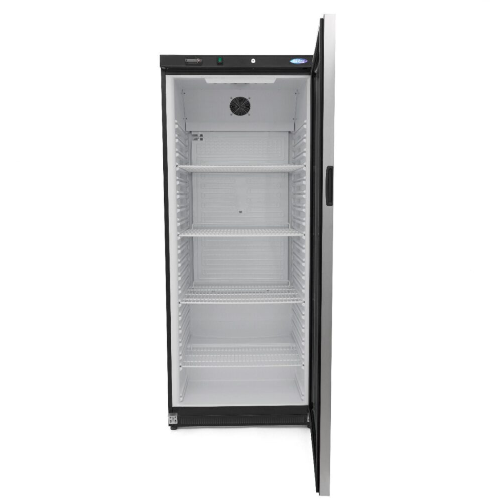 Fridge - 600L - Black - with Glass Door