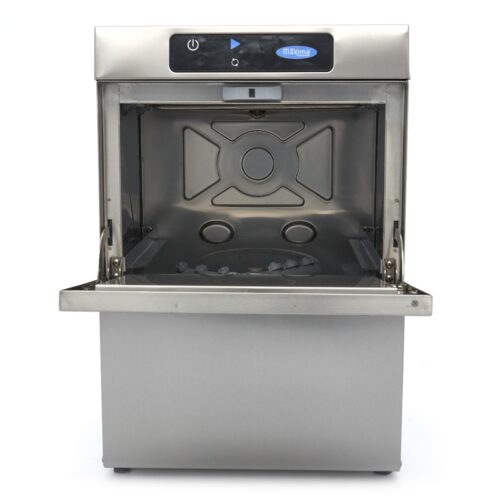 Glass Washer - 35 x 35cm - with Rinse Aid Pump - Digital Display - 230V
