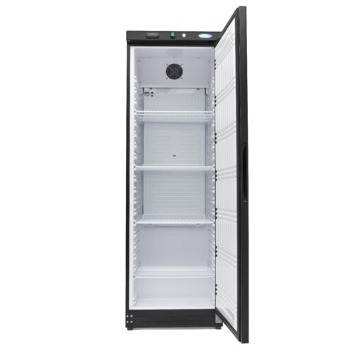 Fridge - 400L - 4 Adjustable Shelves - Black