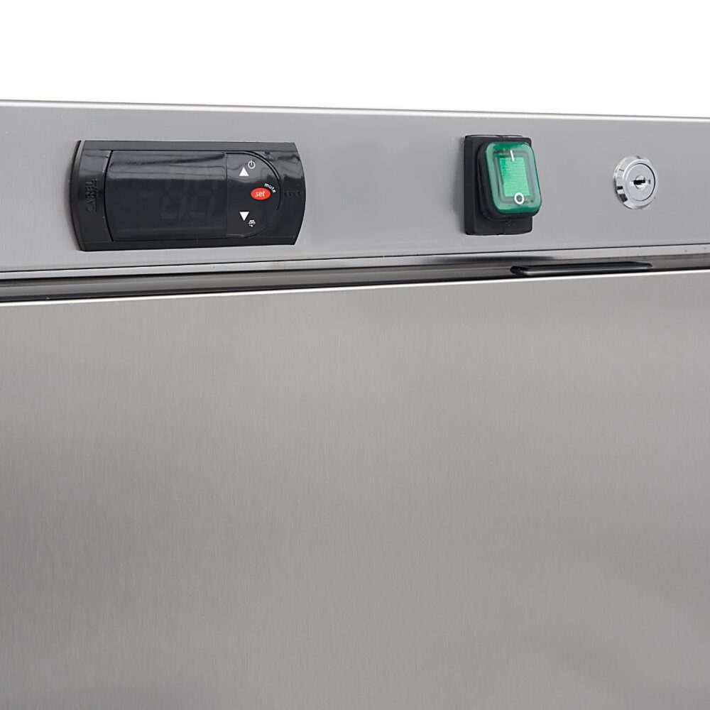 Freezer - 400L - 6 Fixed Shelves - Stainless Steel