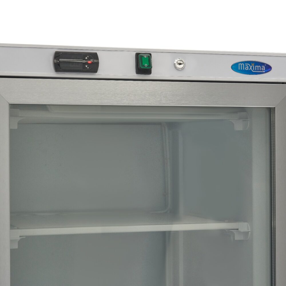 Freezer - 400L - White - with Glass Door