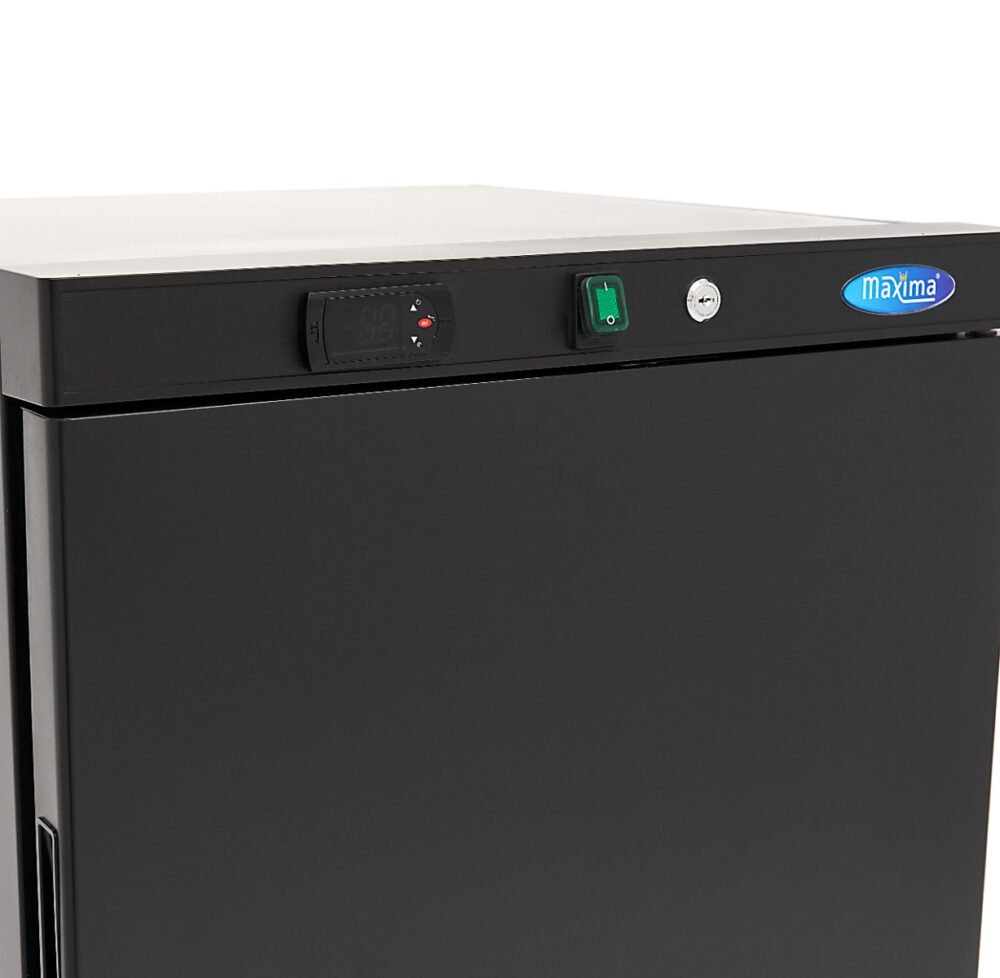 Freezer - 200L - 2 Fixed Shelves - Black