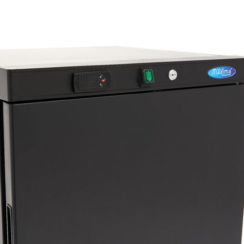 Freezer - 200L - 2 Fixed Shelves - Black