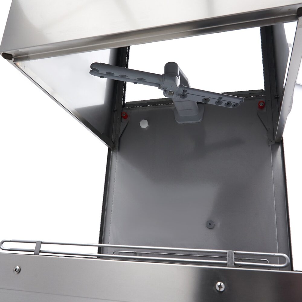 Pass Through Dishwasher - 50x50cm - With Drain, Rinse Aid and Soap Pumps - 400V
