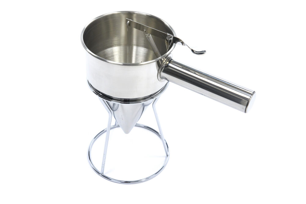 Batter Dispenser - 1,3L - Stainless Steel - incl Dosing Button