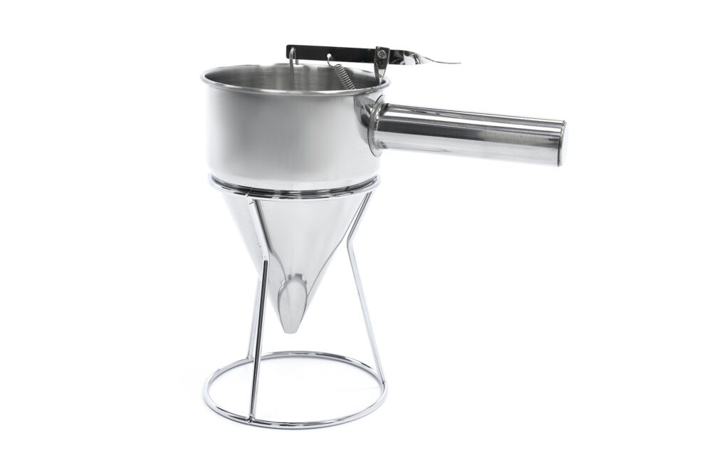 Batter Dispenser - 1,3L - Stainless Steel - incl Dosing Button