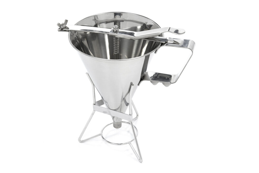 Batter Dispenser - 1,6L - Stainless Steel - Incl Dosing Button