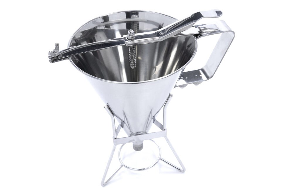 Batter Dispenser - 1,6L - Stainless Steel - Incl Dosing Button