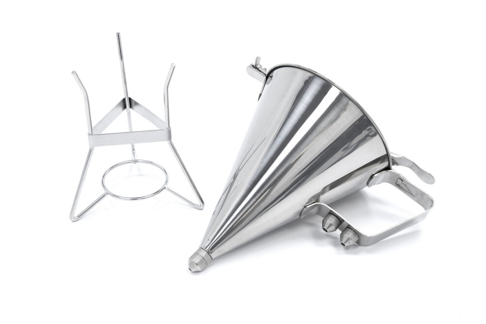 Batter Dispenser - 1,6L - Stainless Steel - Incl Dosing Button