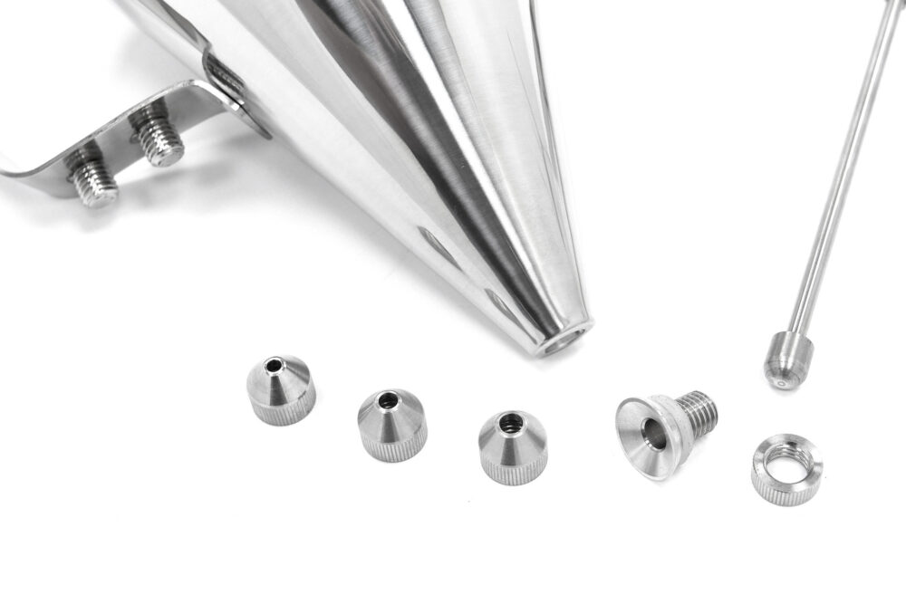 Batter Dispenser - 1,6L - Stainless Steel - Incl Dosing Button