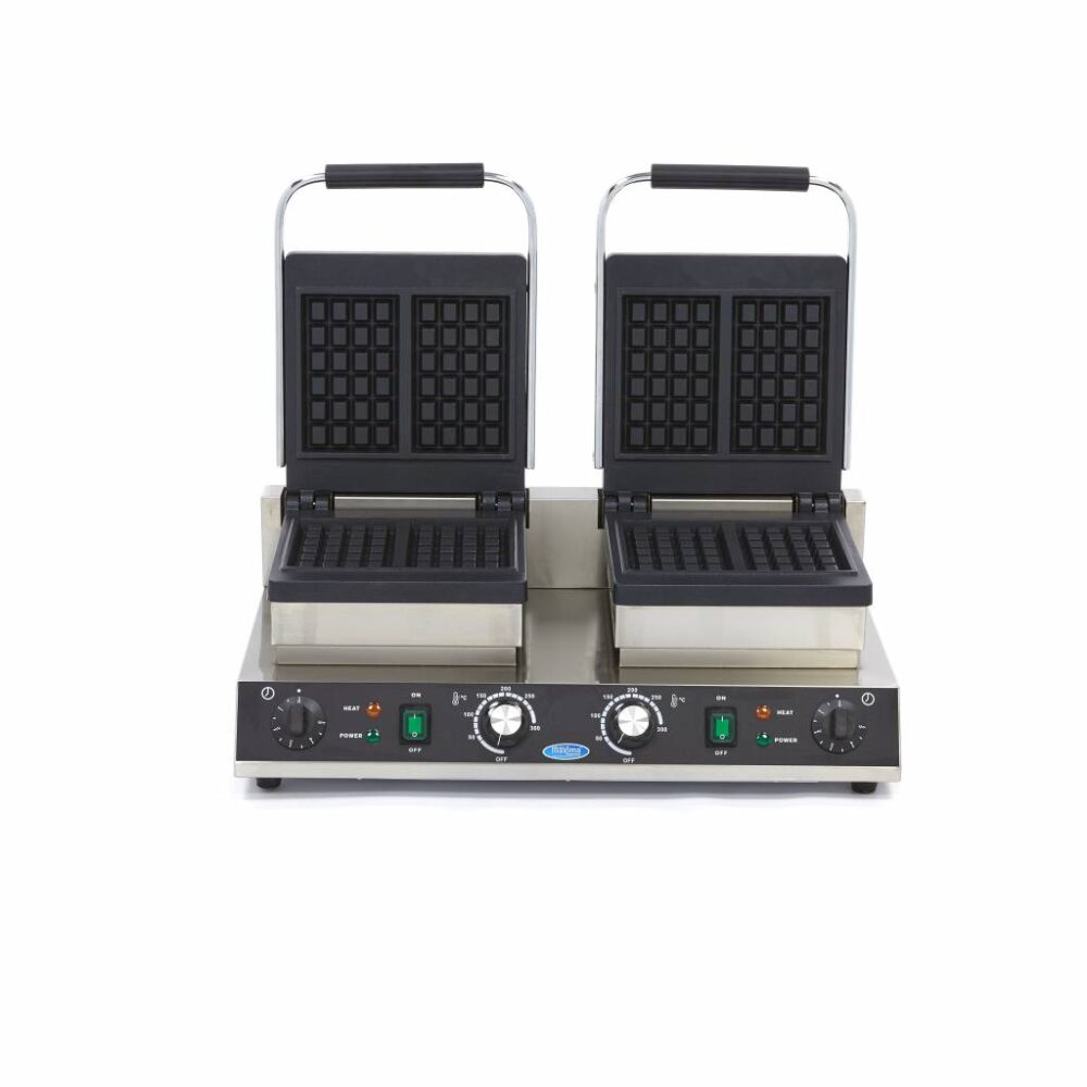 Waffle Maker - 4 Pieces - Belgian - Double