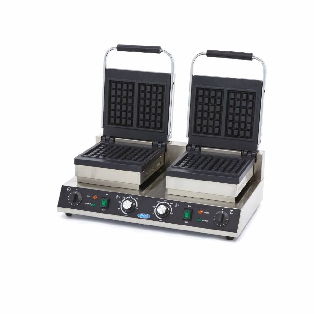 Waffle Maker - 4 Pieces - Belgian - Double