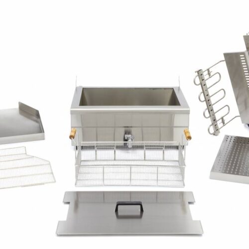 Deep Fryer - 20L - 1 Basket - with Drain Tap