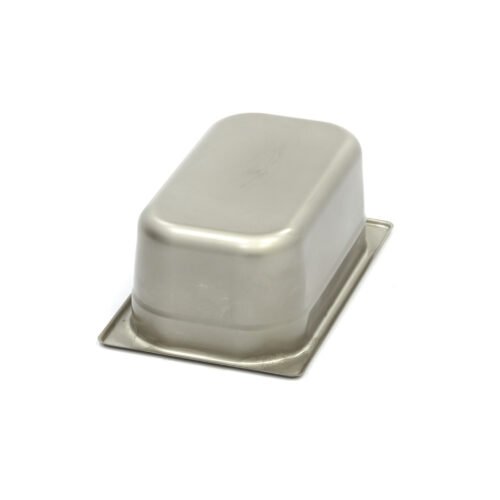 Gastronorm konteineris 1/4 GN - 10 cm gylio - 26,5 x 16,2 cm - Nerūdijantis plienas