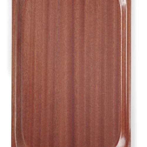 Stačiakampio formos, neslidus, laminuotas serviravimo padėklas, AmerBox, GN 1/1, Raudonmedis, 325x530mm